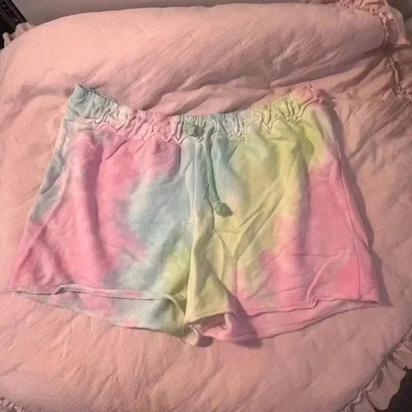 US Apparel size XL French Terry cotton tie dye shorts EUC - Picture 4 of 6